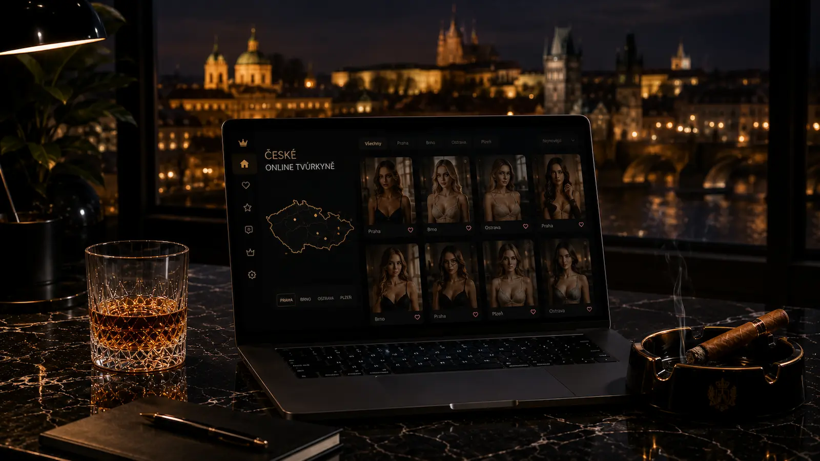 České online tvůrkyně v přehledném katalogu profilů